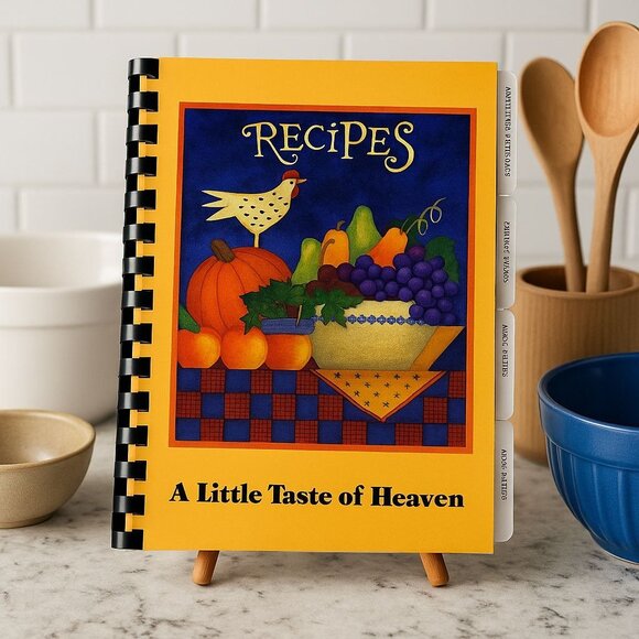 A Little Taste of HeavenCommunity Cookbook1980 Buck Creek Baptist Church Spiral - Picture 1 of 9